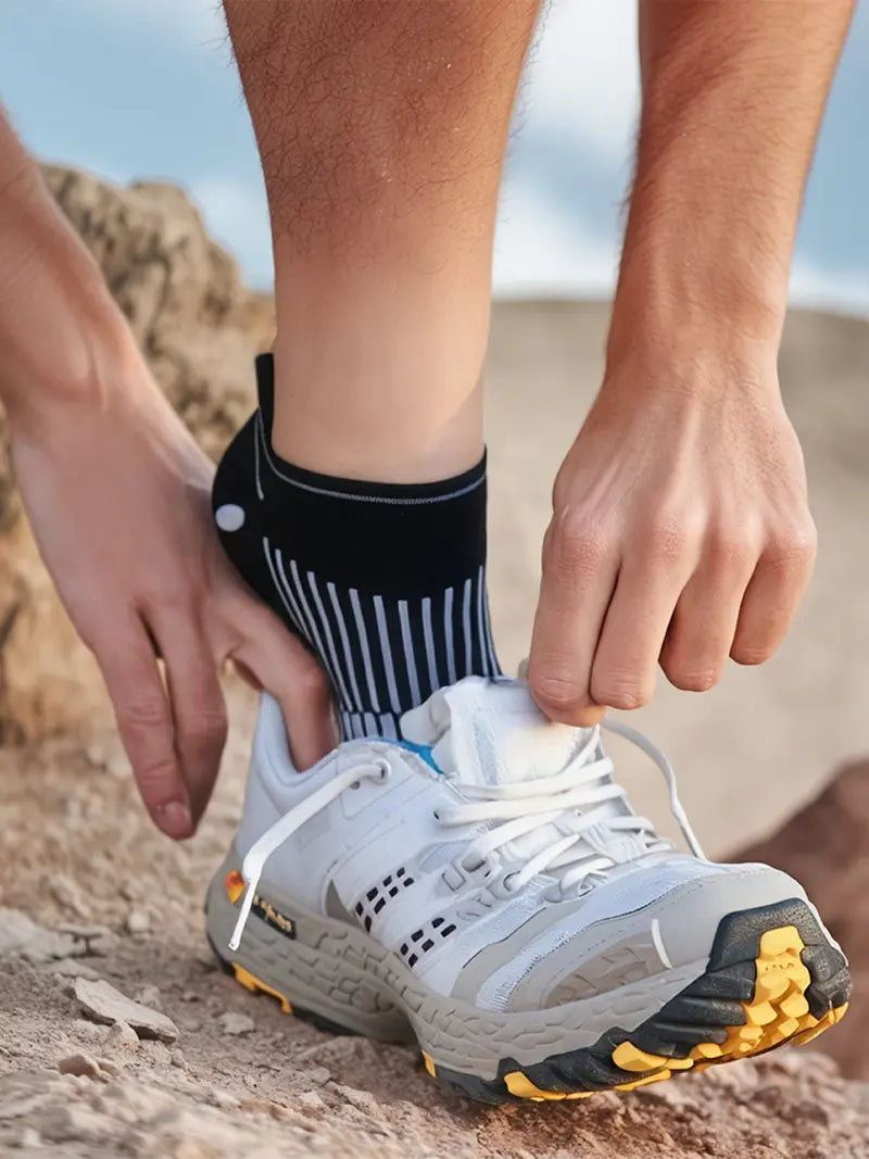 Boost Active - גרבי ריצה קצרות (No-Show) שחור