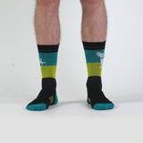 Lagging Leg - גרבי ריצה ורכיבה חצי (Crew)